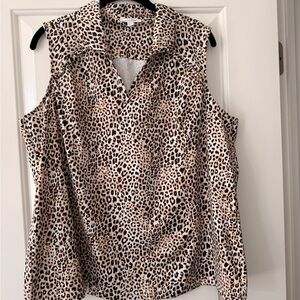 Chico's Leopard Print Blouse